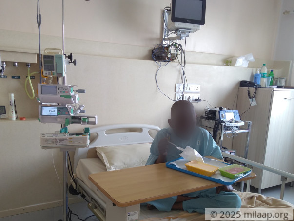 14-year-old is suffering from a serious bone marrow disease