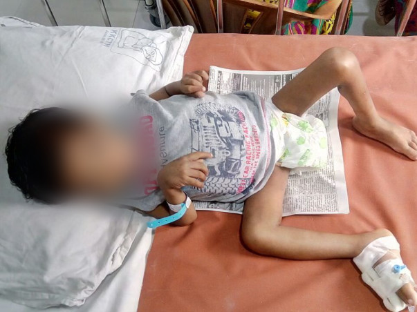 Please donate as much as you can to save my sis kid by Prakash