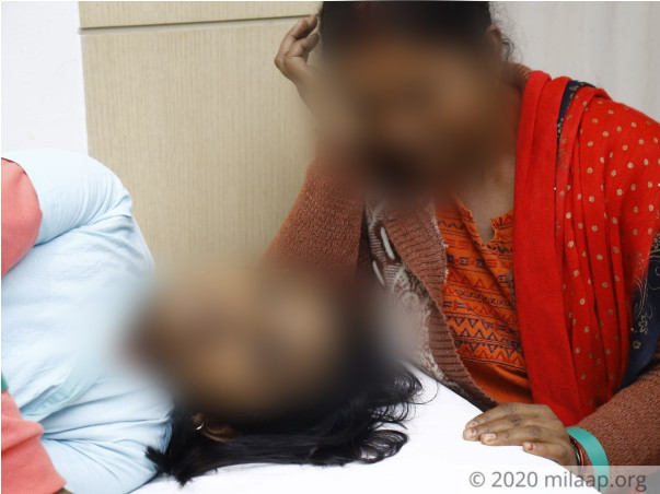 Her Twin Brother Prays For Her At Home While She Fights Blood Disease