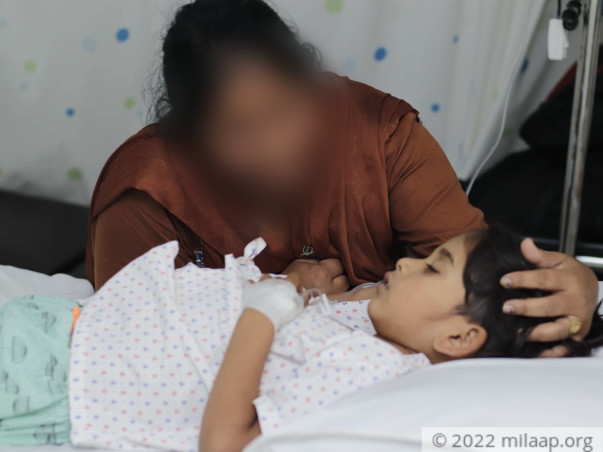 This 4 years old needs your urgent support in fighting Wilms Tumor