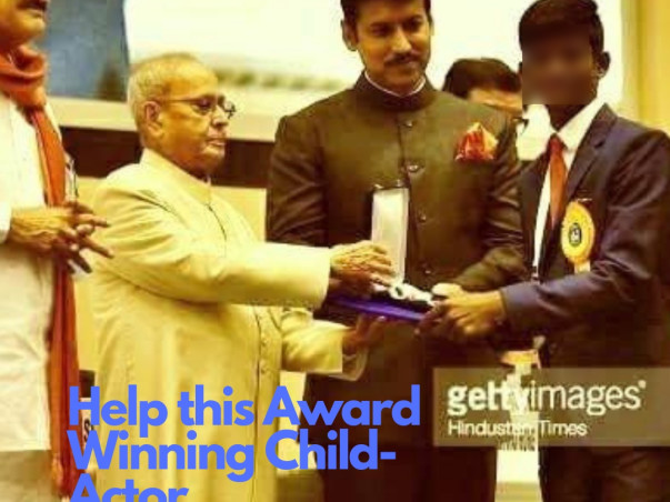 Help This National Award Winning Actor Pay for His College