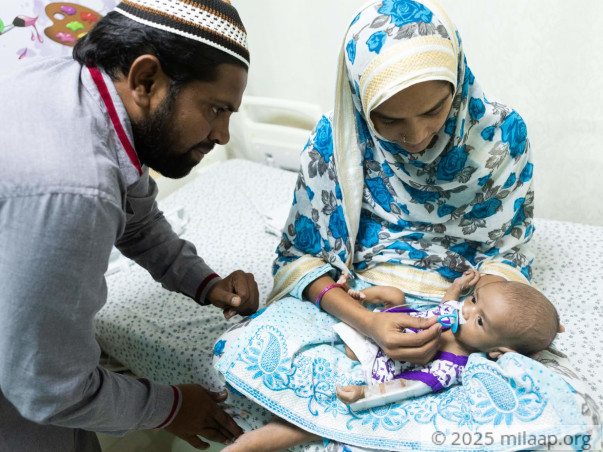 Baby Who Can't Drink Even A Sip Of Milk Needs Help To Survive