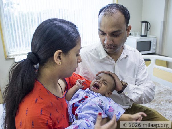This 3-month-old baby needs a liver transplant to survive
