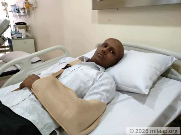 21-year-old Paramesh is struggling to fight bone cancer