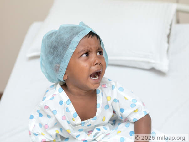 Help This 2-year-old Whose Smile Turns Into Cries Of Pain