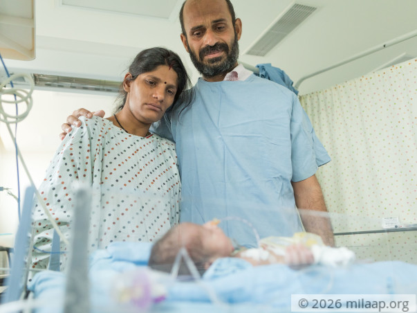 Baby Born With A Hole In His Stomach Is Fighting To Survive