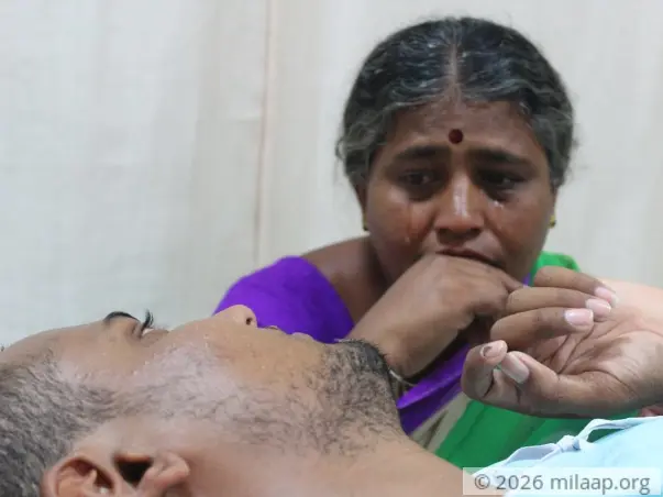 20-year-old Sunil is battling with a severe blood disorder