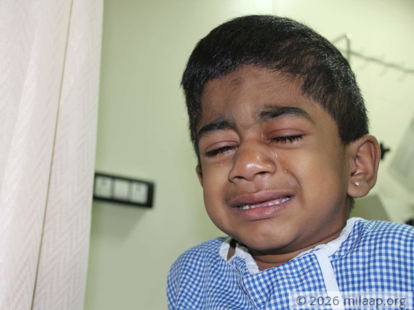 3-year-old Keerthan will die without a bone marrow transplant
