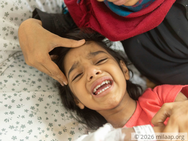 After a terrible fall Haniya needs our help