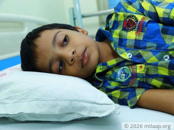 10-year-old's blood disorder can paralyse and kill him without help