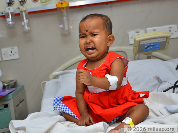 1-year-old Darshika will succumb to cancer without help