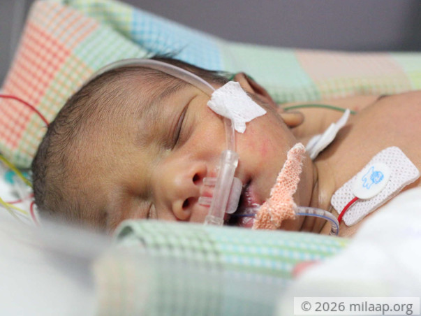 Flower seller needs our help to save his newborn baby