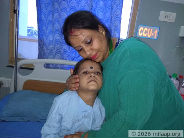 Help 3-year-old Gunjan get a life-saving heart surgery