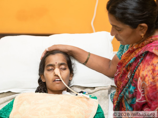 Help Drowpathi walk again after a lorry accident