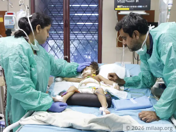 Help Samridhho who is in a critical state in the ICU