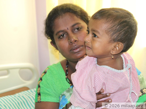 Helpless Mother Is Struggling To Save Her 2-Year-Old From Cancer