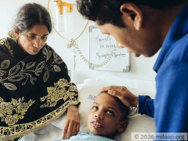 Widowed Mother Struggles To Save Son From Brain Haemorrhage