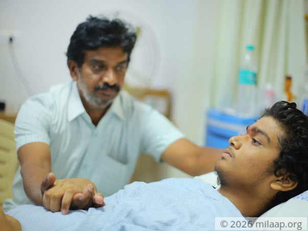 Mr.Shanmukha Srikar Ponnuru  needs your help to undergo treatment
