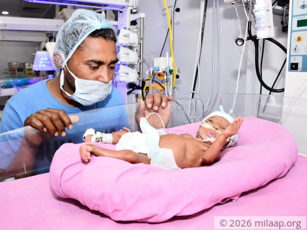 Unemployed For More Than A Month, Daily Wager Needs Help To Save Baby