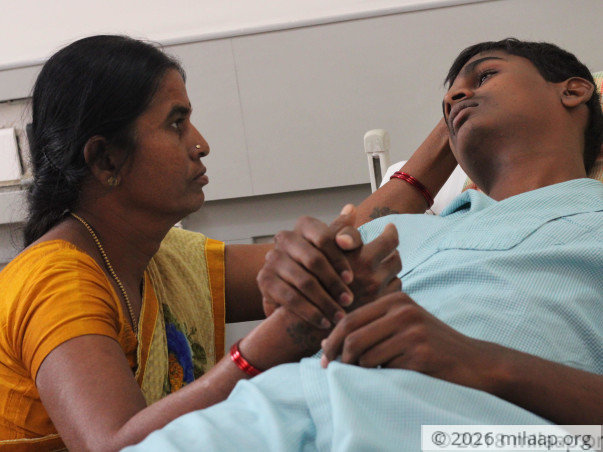 Help Anil kumar to undergo his treatment