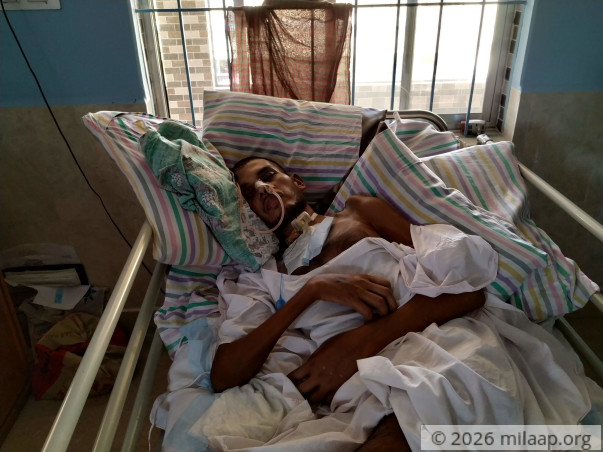 Man Who Fell From The Roof Of A Building Needs Help To Survive