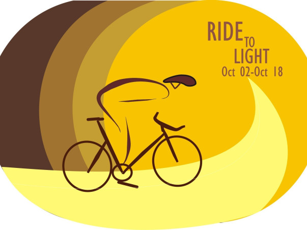 Santosh will "Ride2Light" for education of the children of Mittur village