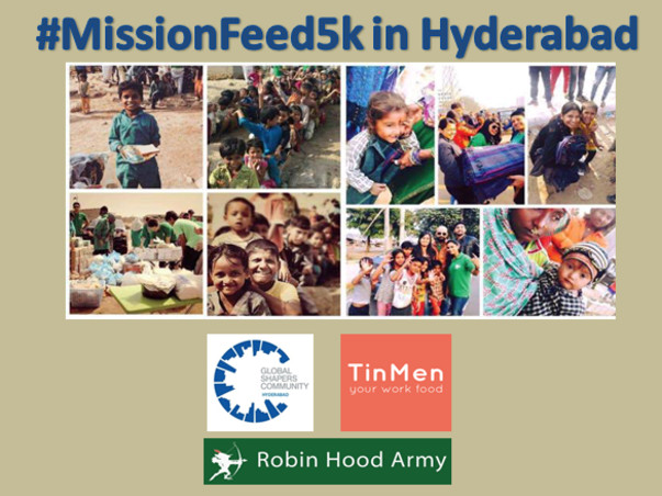 Help feed 5,000 homeless in Hyderabad on Independence Day