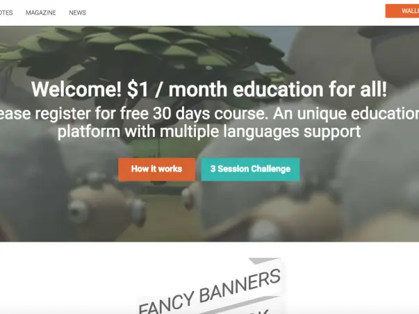 Competopedia.com - $1 education per month for rural, suburban & urban