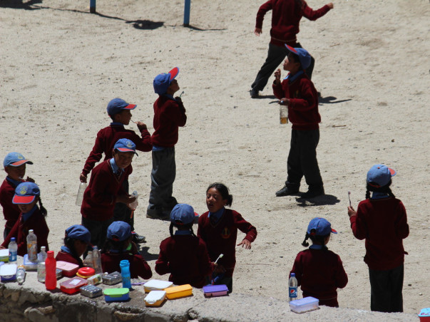 1st  Book Bank @ 11,500 ft in Ladakh