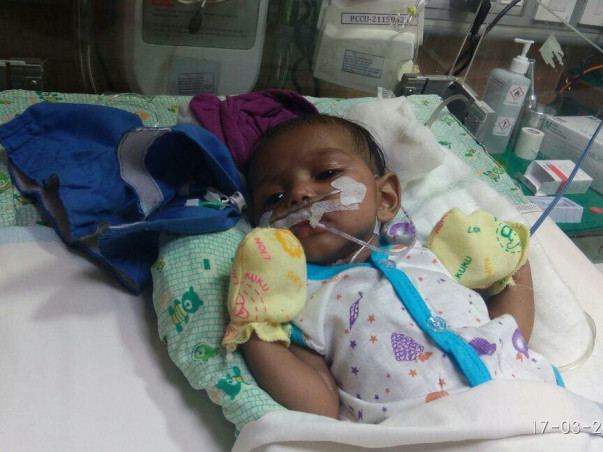 Save Baby Navya From A Serious Heart Condition