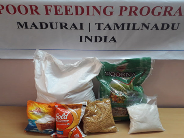 Provide monthly ration for poor family