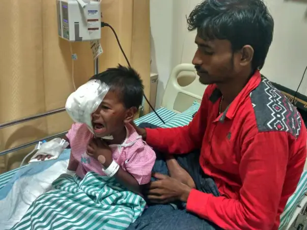 4-year-old Puthul with eye cancer needs our help