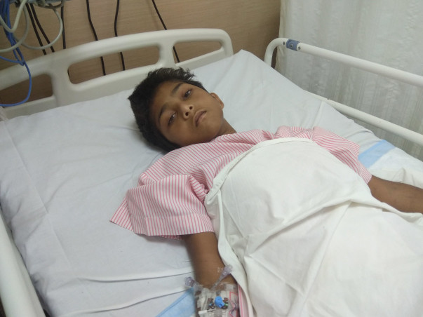 12-year-old Jutur met with a severe road accident and needs our help