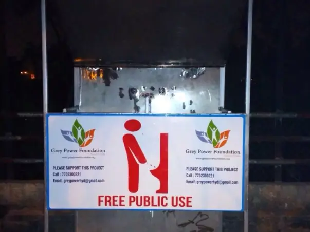 Help Greypower Foundation Stop Menace Of Open Urination In Hyderabad