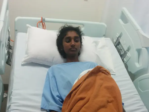 Sanju has been fighting bone cancer and now it has spread to her lungs