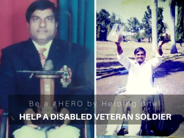 HELP A DISABLED VETERAN SOLDIER