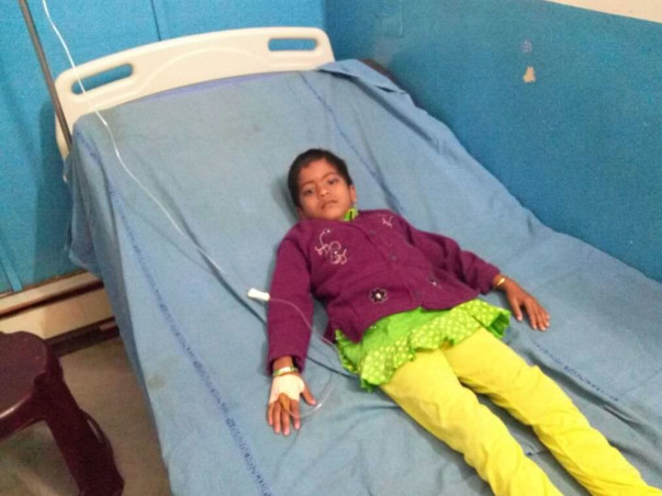 7-year-old Madhuri's kidneys have failed and she needs a new kidney