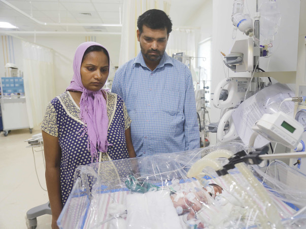 Petrol Pump Worker Races To Save 3Months Premature Born Twin Daughters