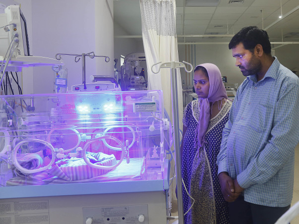 Petrol Pump Worker Races To Save 3Months Premature Born Twin Daughters