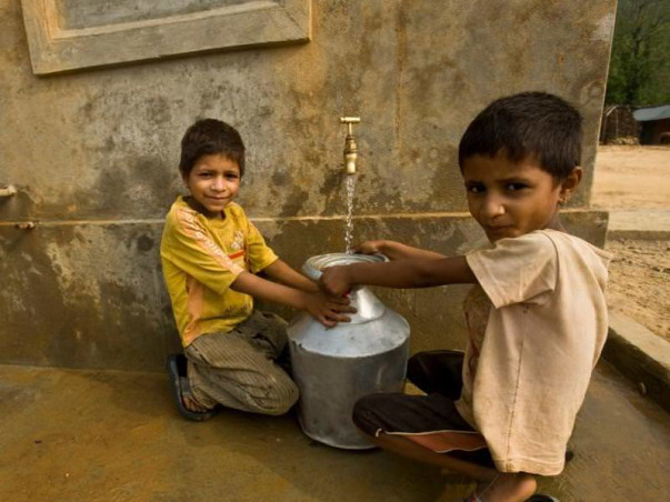 Fresh water line and a home for a Foster home (Abandoned kids).