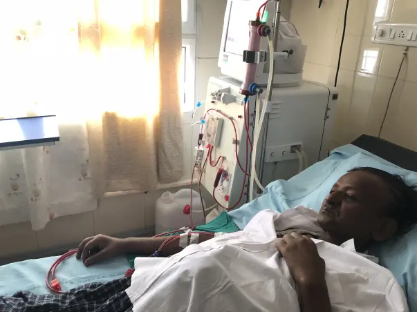 Help my dad for dialysis treatment..polycystic kidney diseased patient