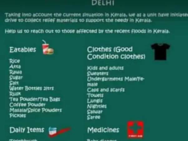 Kerala Flood Relief