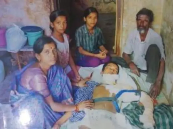Temple Sweeper Can't Save Son Who'll be Bedridden Without Surgery