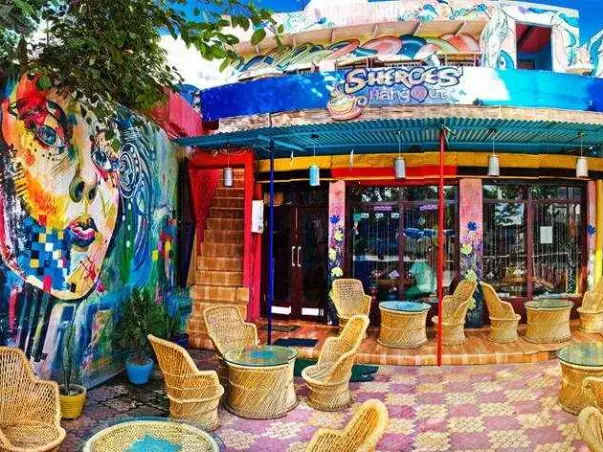 Rebuilding Acid Attack survivor's cafe Sheroes, empowering 10 women
