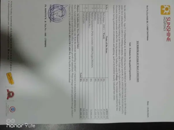 Help to Raise funds for Friends Father's brain operation urgently.
