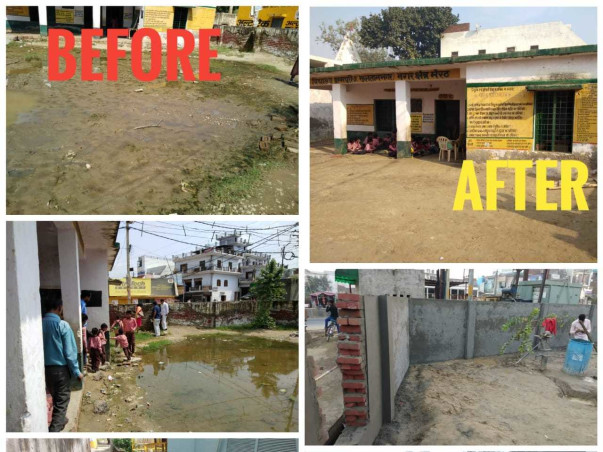 Repair of a Govt Primary School in Meerut