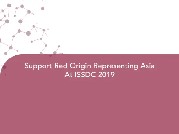 Support Red Origin Representing Asia At ISSDC 2019