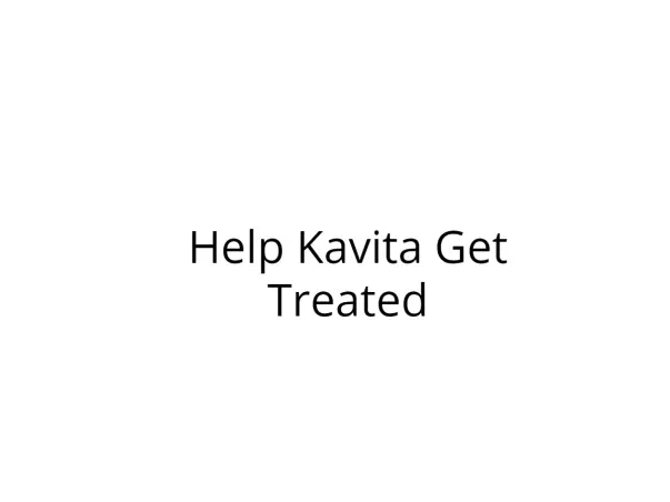 Help Kavita Fight Cancer