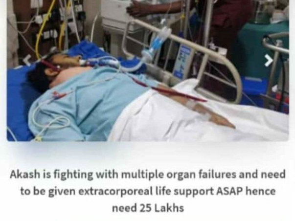 Help Akash to recover Liver and Kidney damage.