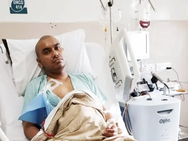 Mantle Cell and Non-Hodgkin Lymphoma patient